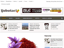 Tablet Screenshot of ljubusaci.com
